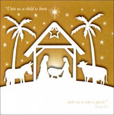 Unto us a Child is Born... Christmas Cards - Pack of 5
